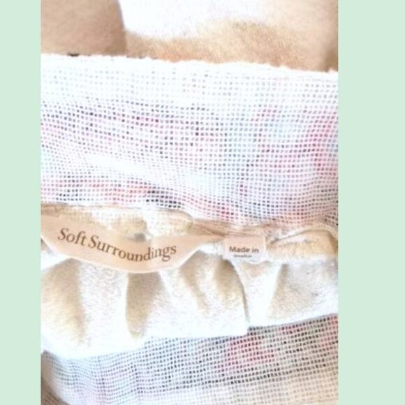 Soft Surroundings White Long Sleeve Embroidered Colorful Southwest Style… - Picture 5 of 5